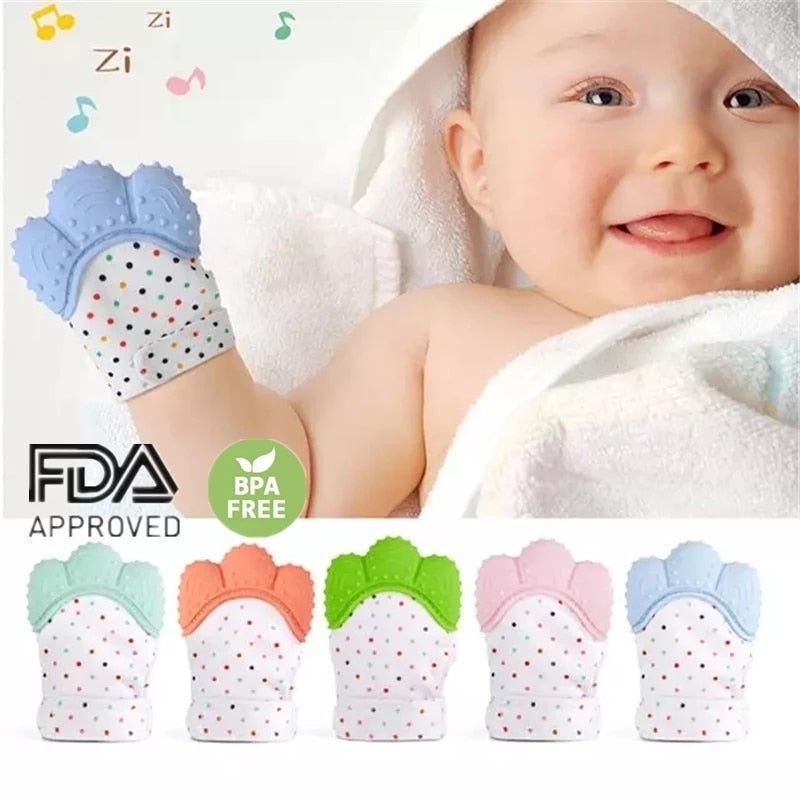 Baby Silicone Teething Glove - FREE TODAY!